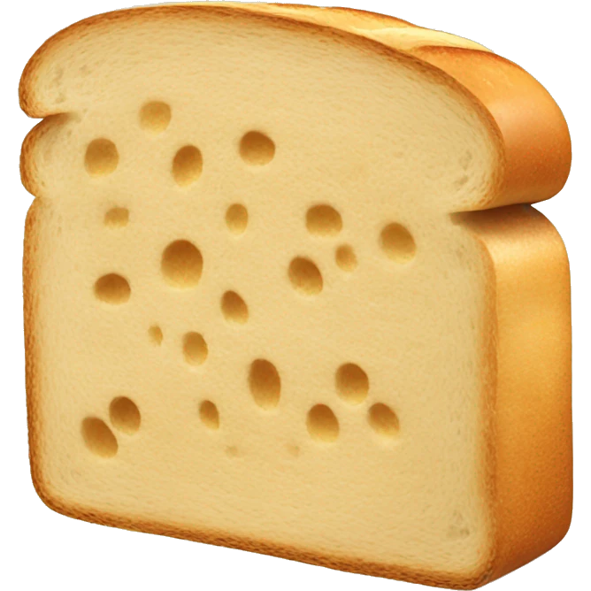 A slice of bread emoji