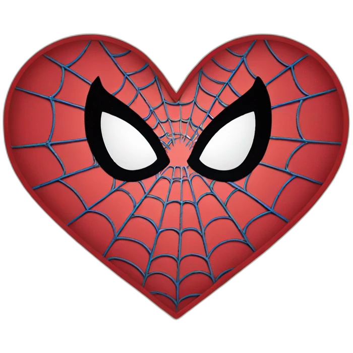spiderman heart emoji