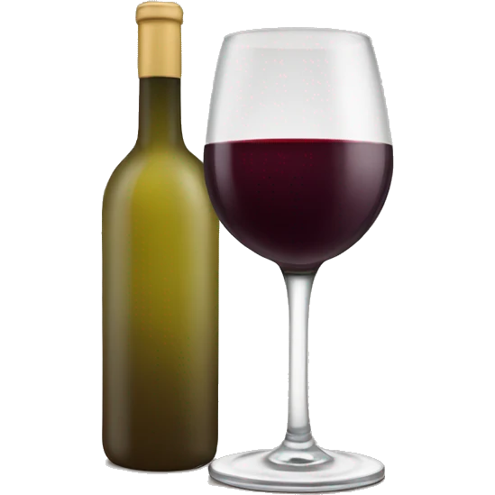 taça de vinho vazia emoji