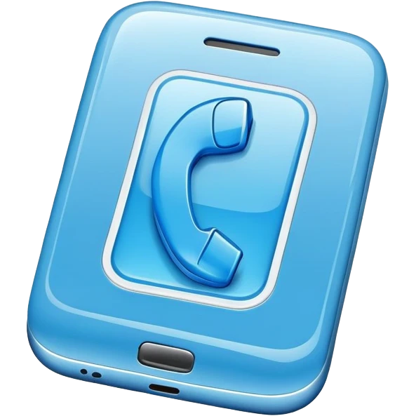 phone icon, simple and modern emoji