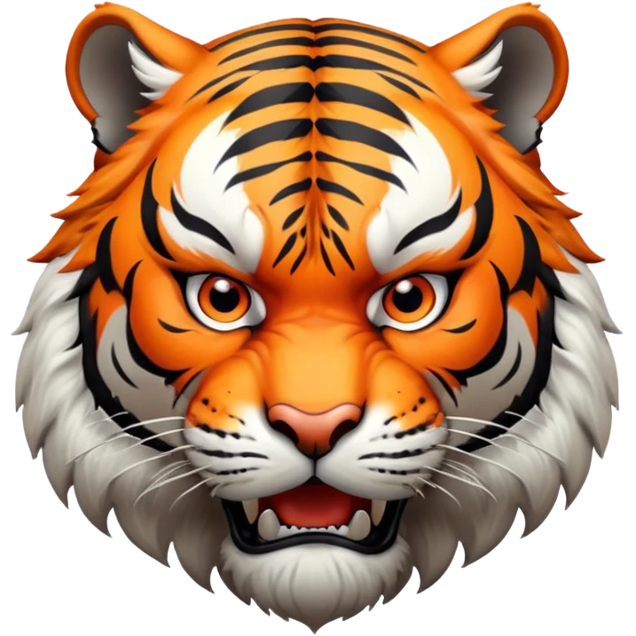 angry tiger emoji