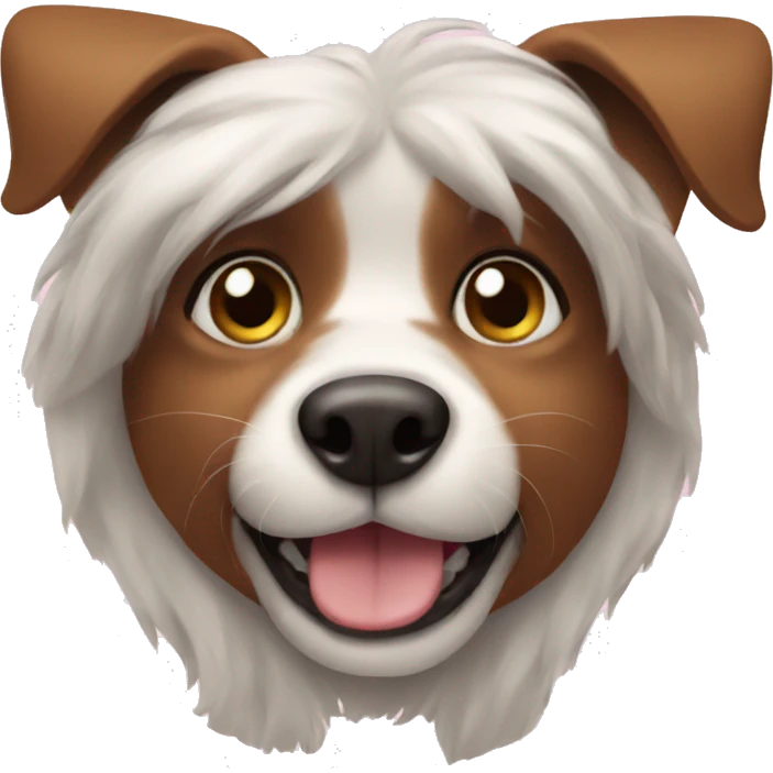 dog with💅 emoji