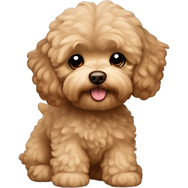 brown maltipoo emoji