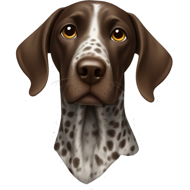 German shorthair dog emoji