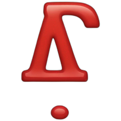 red small letter "a"  emoji