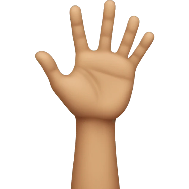 Strong hand emoji