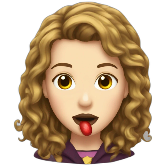 Hermione Granger lips banana emoji