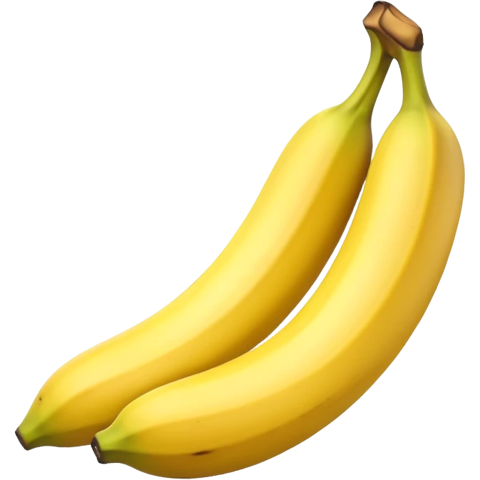 Toony single banana emoji with good rendering  emoji