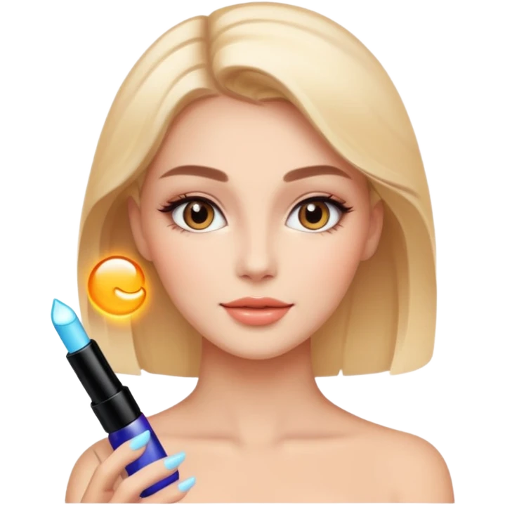 create me an image for a vertical in my super app, which is a beauty vertical emoji