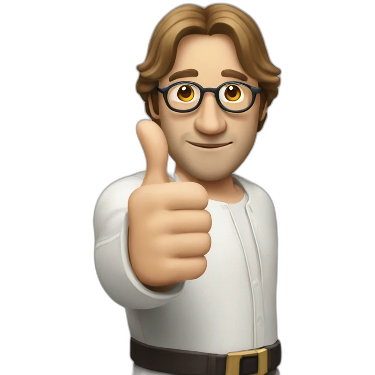 Jhon Lennon thumb Up emoji