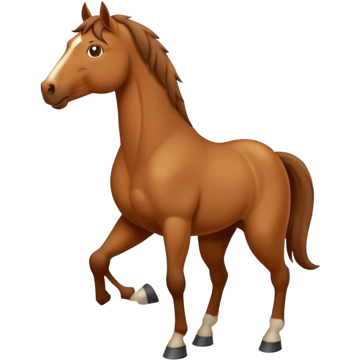 Happy birthday brown horse emoji