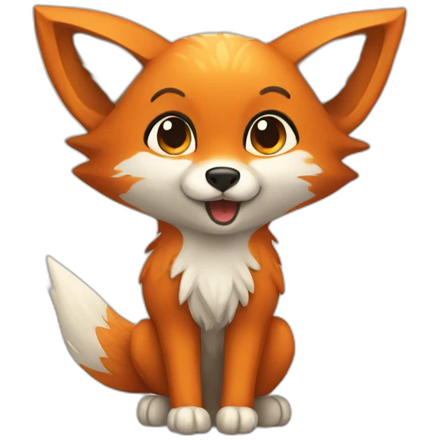 winged fox emoji