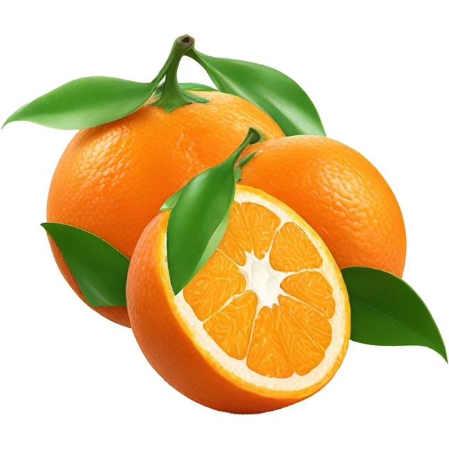 Clementines fruit emoji