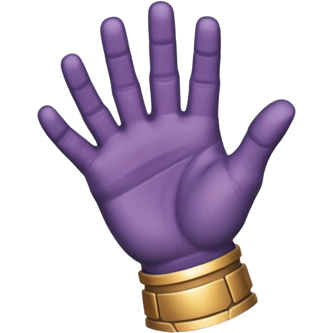 Thanosun hareketini yapan emoji emoji