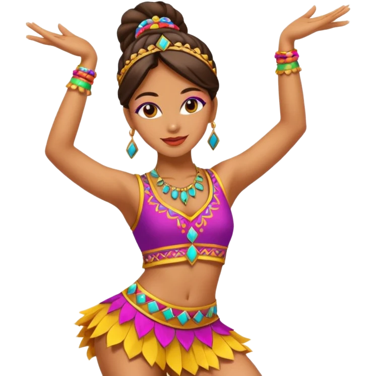 woman festival dancer emoji