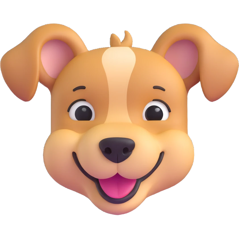 happy dog emoji