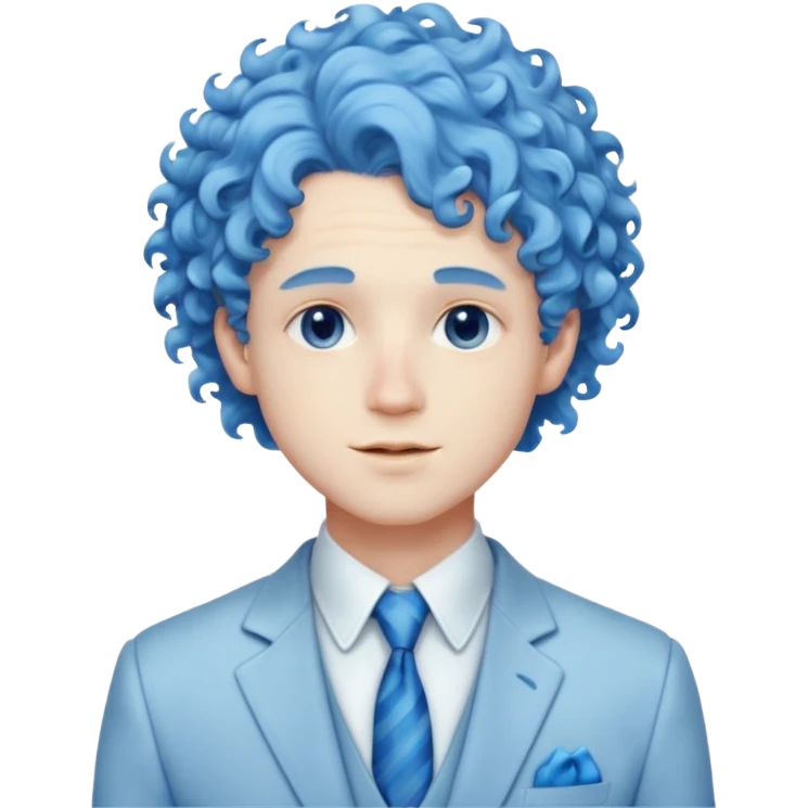 ethereal-pastel-transparent-translucent-gorgeous-spectral-dark-greyish-whitish-gloomy-man-with-blue-curly-hair-with-a-beautiful-creme-suit emoji