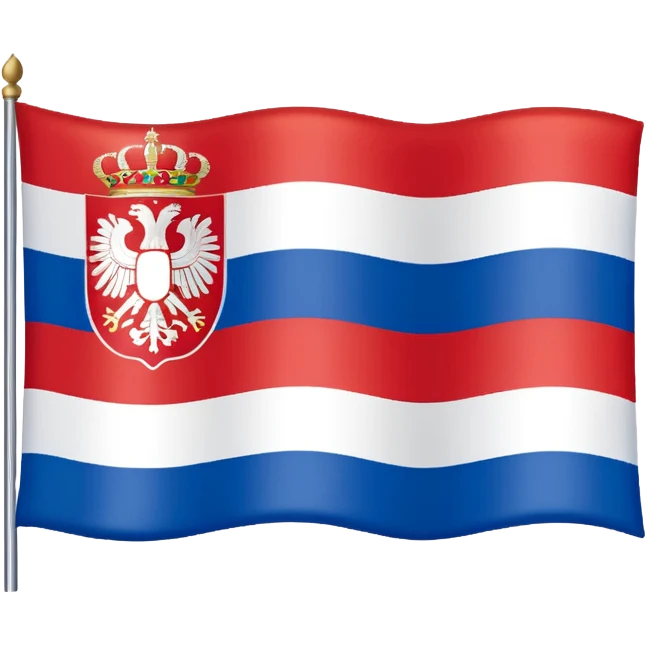 make me a emoji with serbian empire a  flag emoji