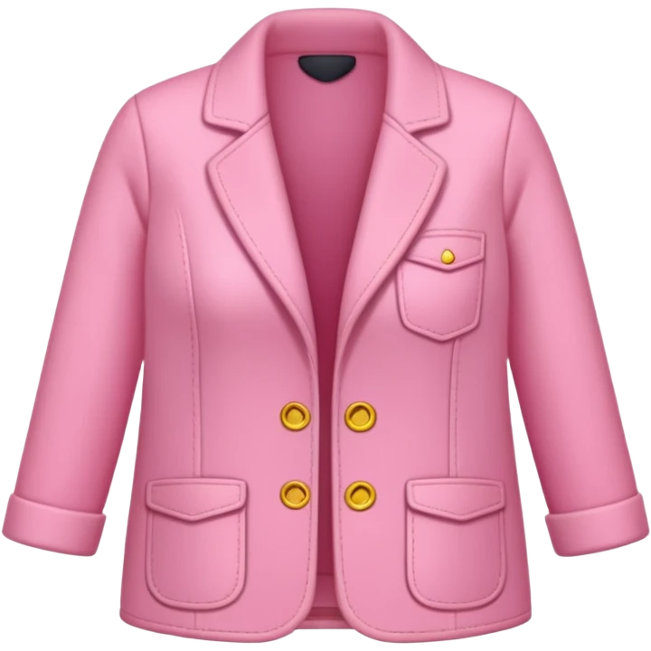 roupa rosa dobrada emoji