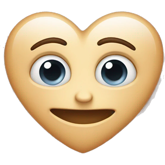 Open heart emoji