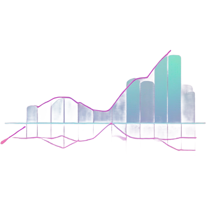 vaporware color trending up chart up and to the right emoji
