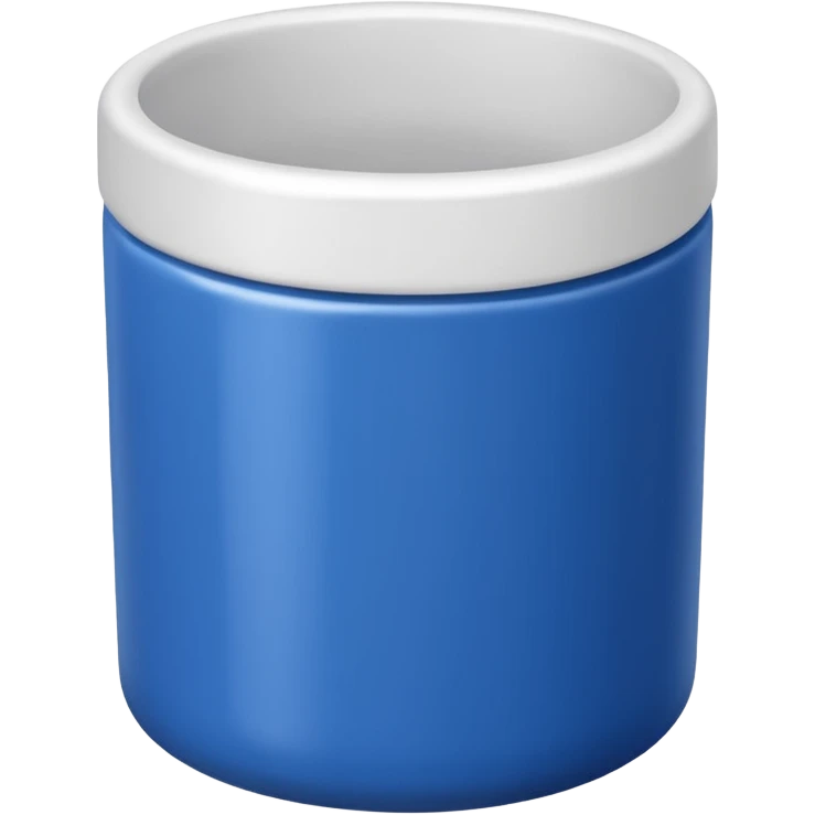 Blue container emoji
