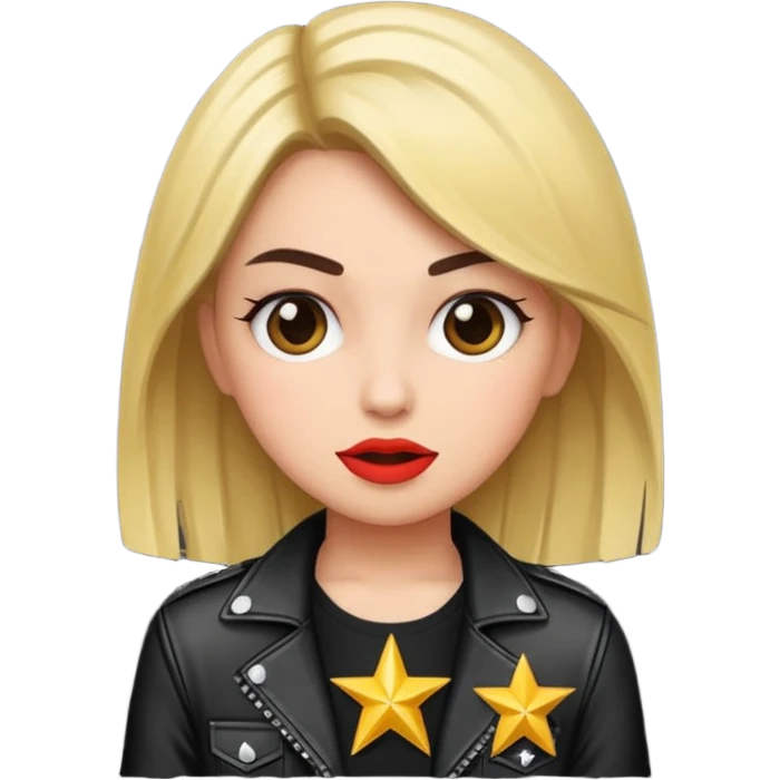 rockstar girl emoji