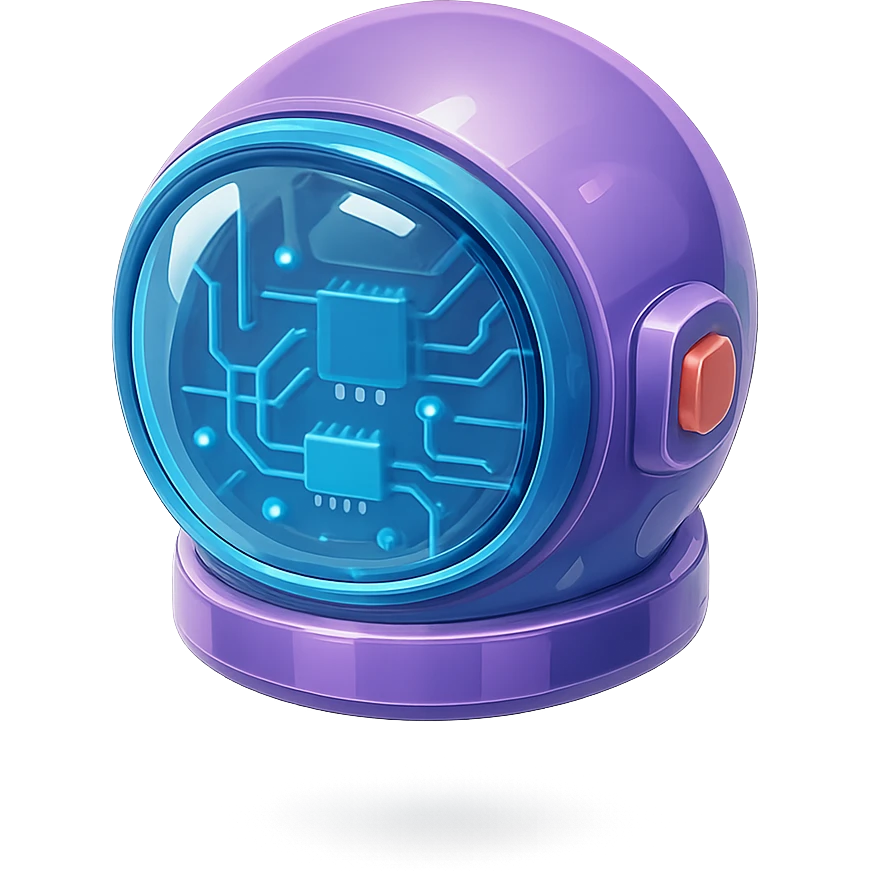 close-up of astronaut helmet emoji