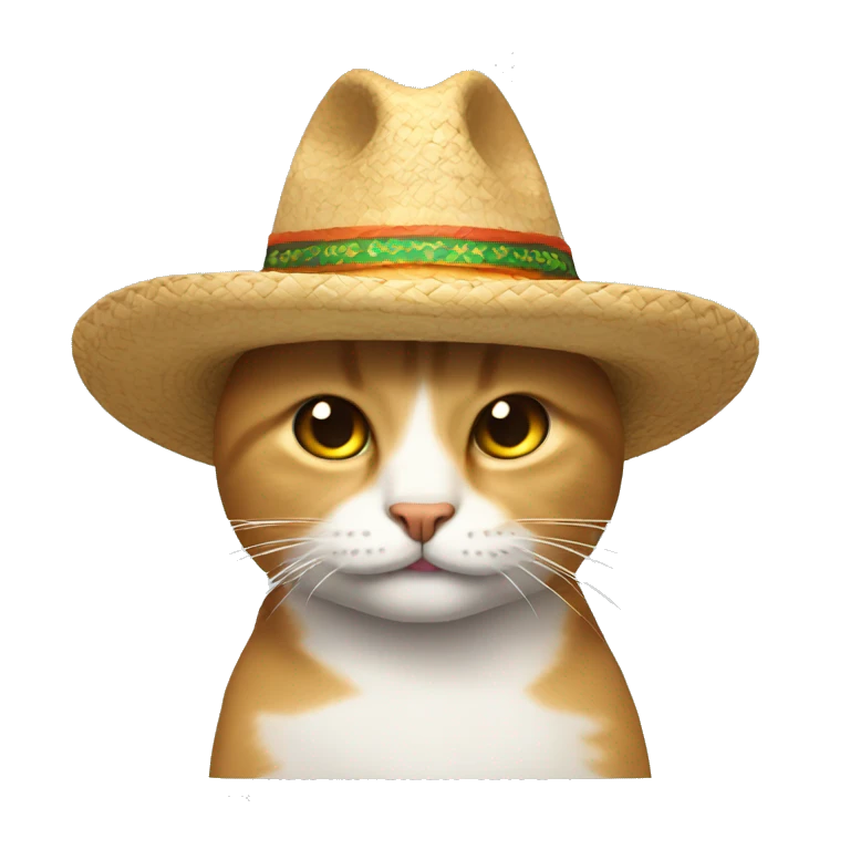 gato con sombrero emoji