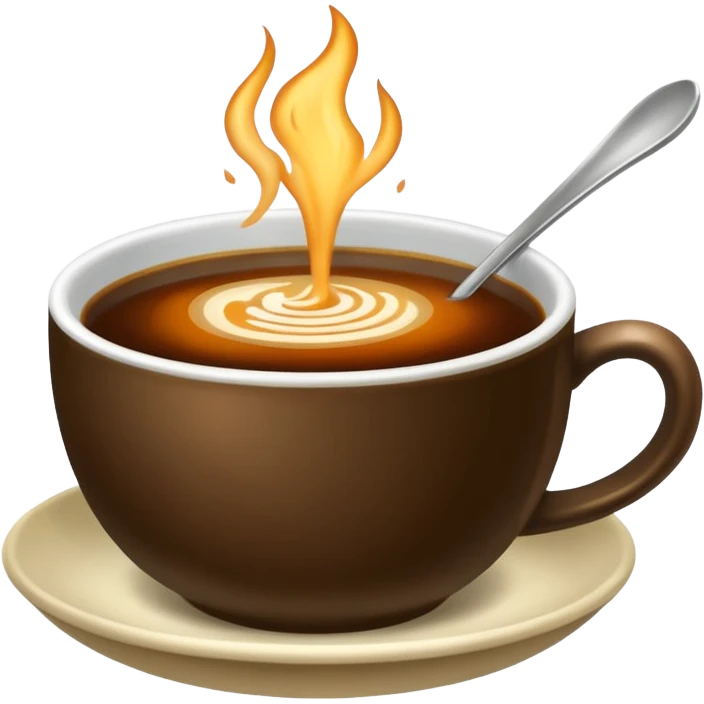 Broth, coffee. emoji
