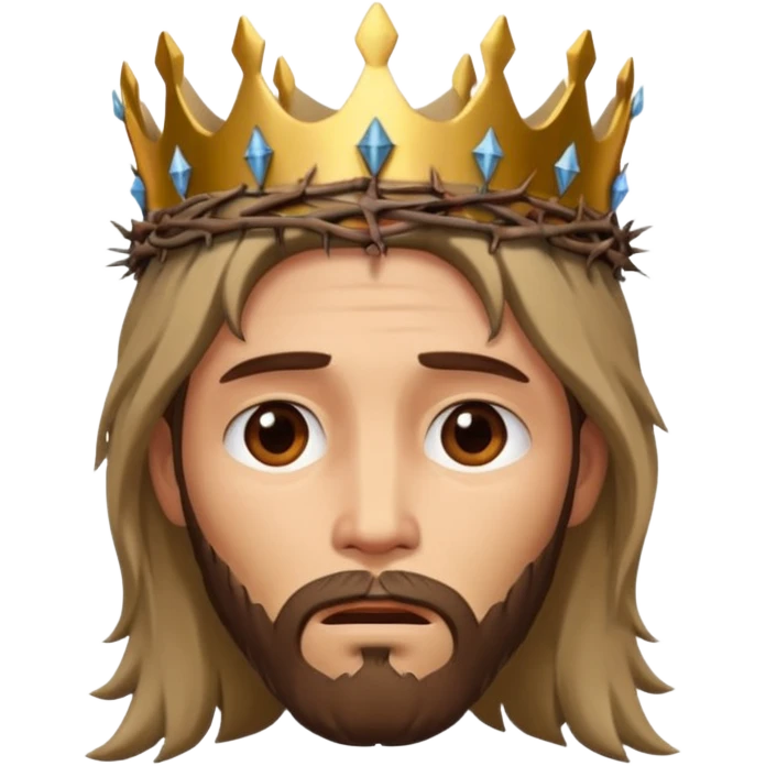 Jesus thorn crown emoji