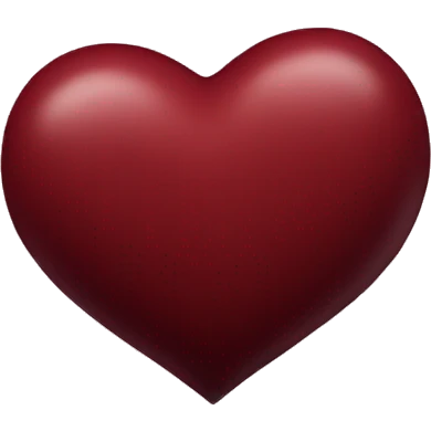 Dark red heart emoji