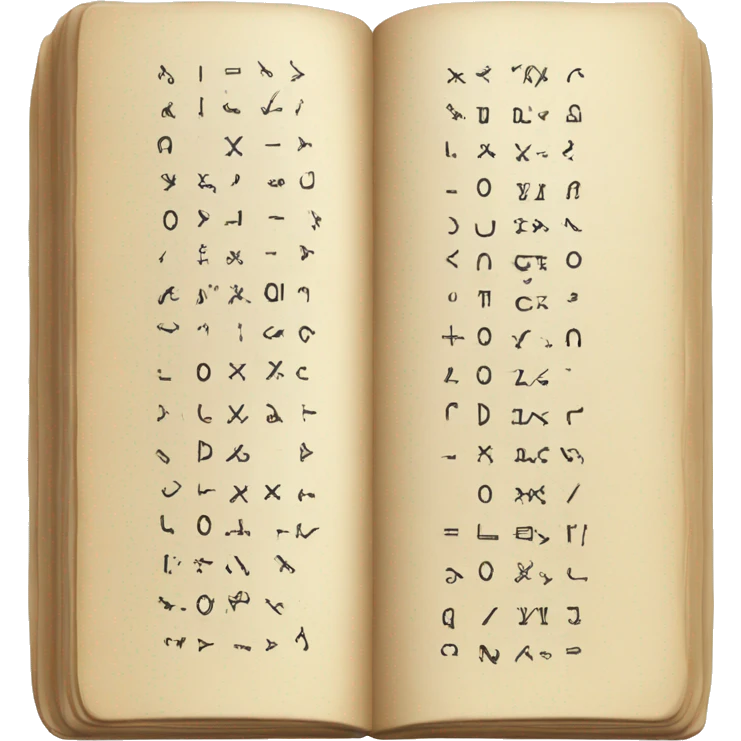 Book of algebra emoji