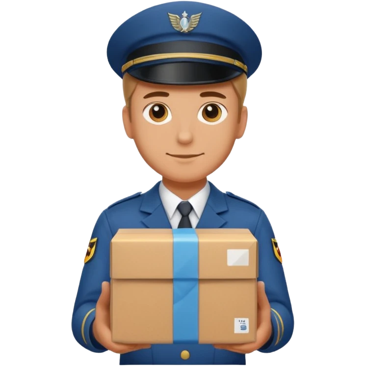 german delivery guy emoji