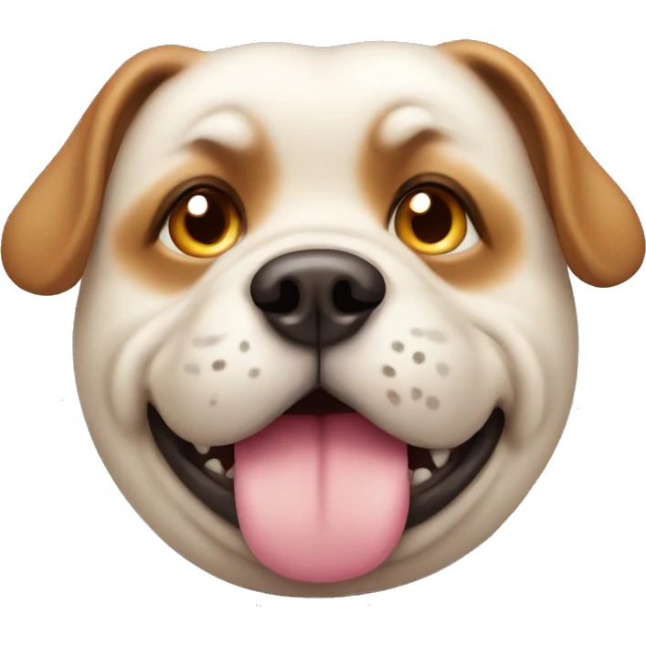 obese dog emoji