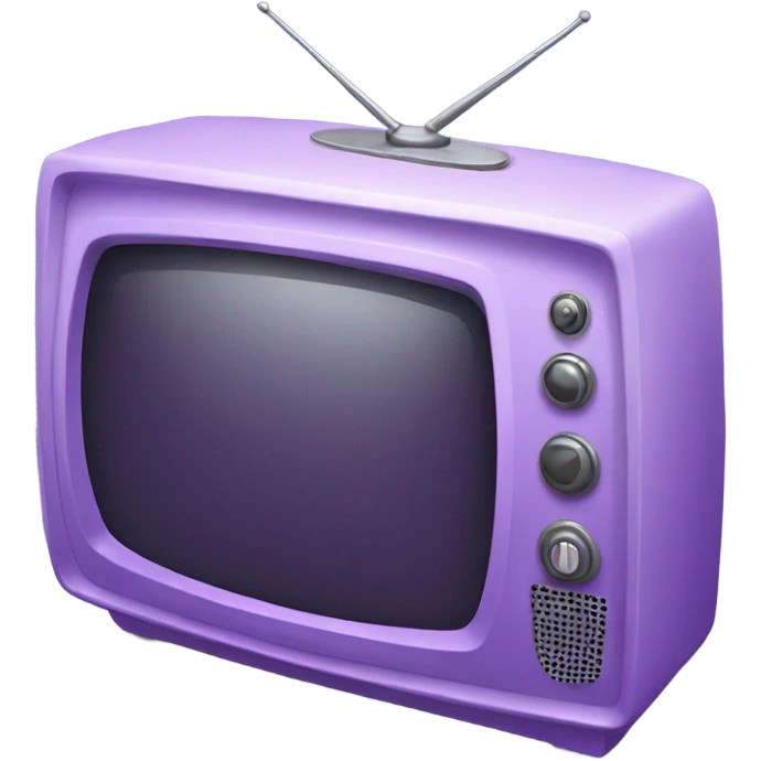 light purple tv emoji
