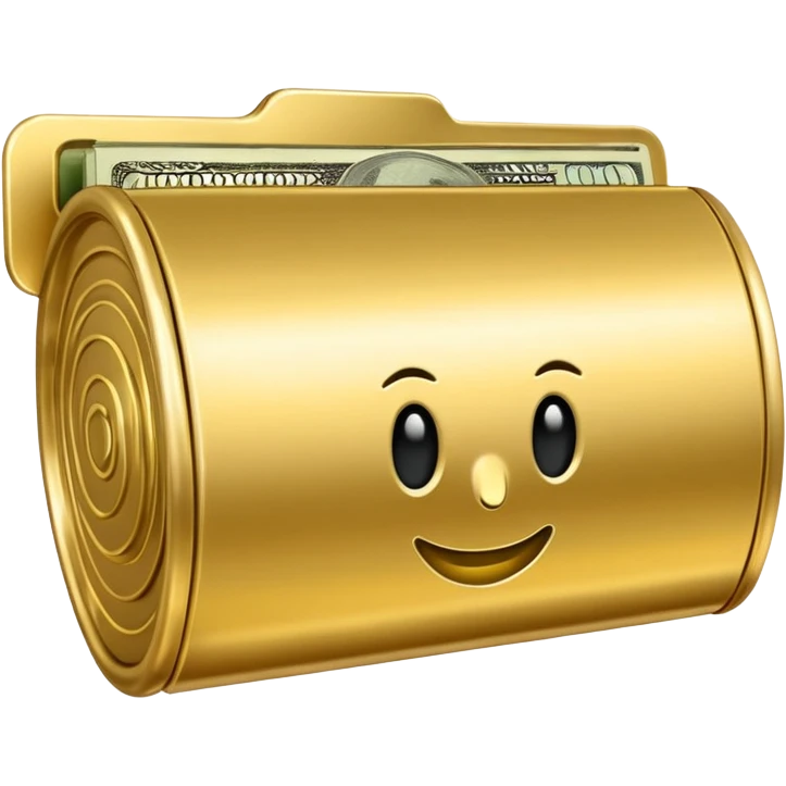 ordner mit der aufschrift "€100k" emoji