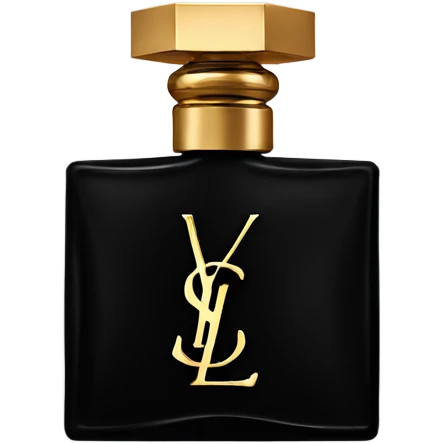 black ysl perfume emoji