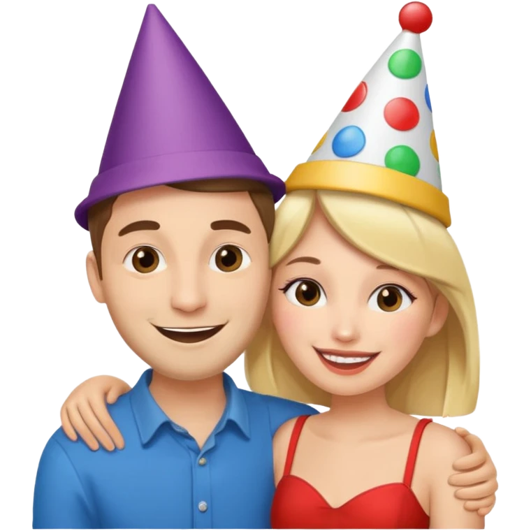 Couple hugs on photobooths emoji