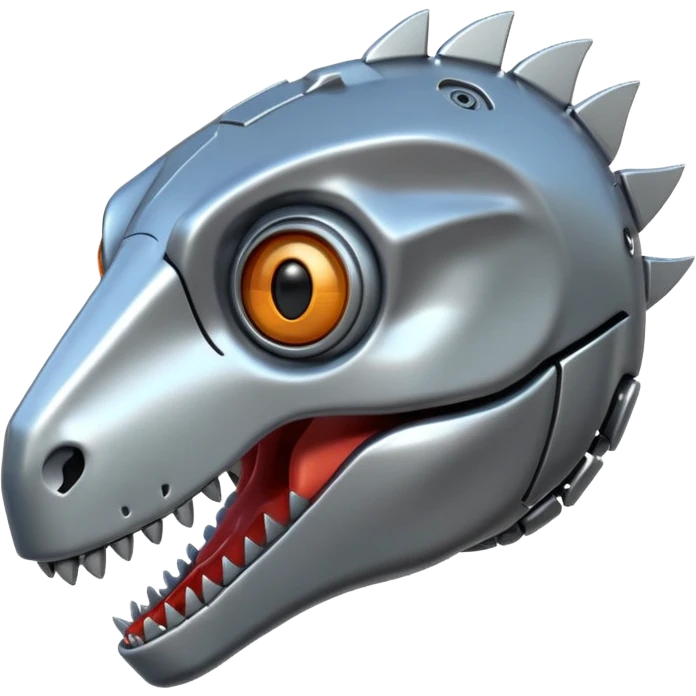 robot dinosaur head emoji