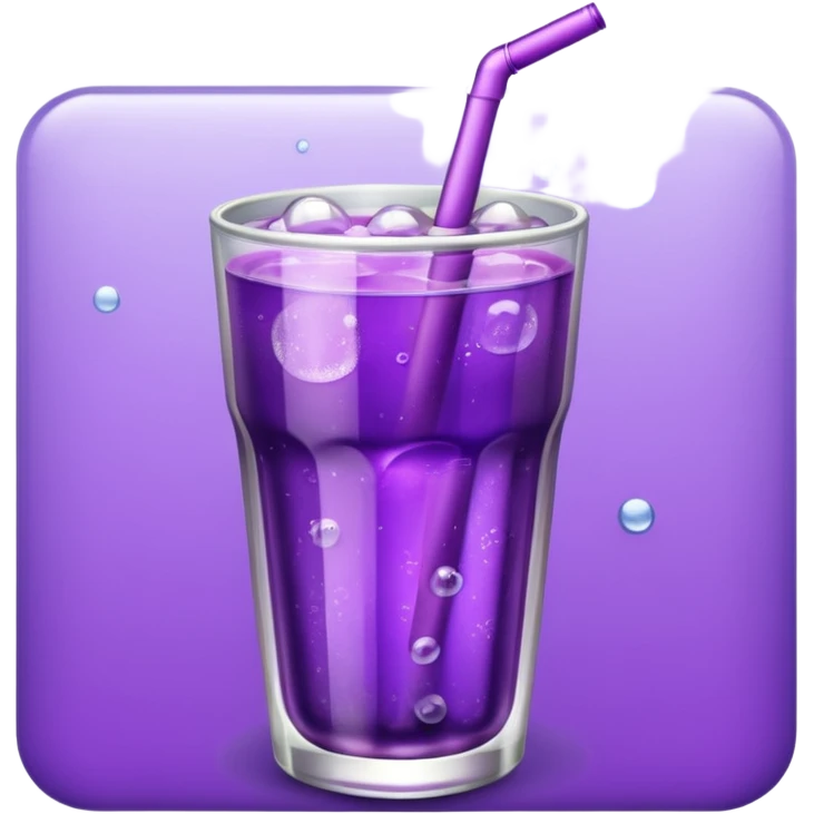 Lean coming out a cup emoji