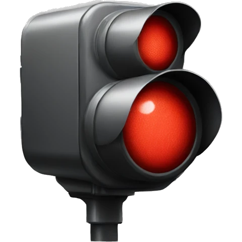 Red light emoji