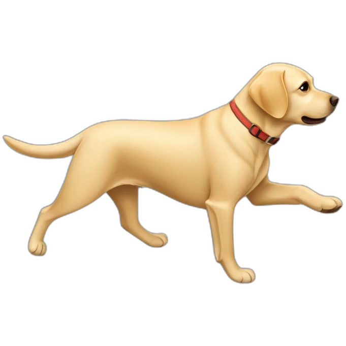 Labrador driving à motifs emoji