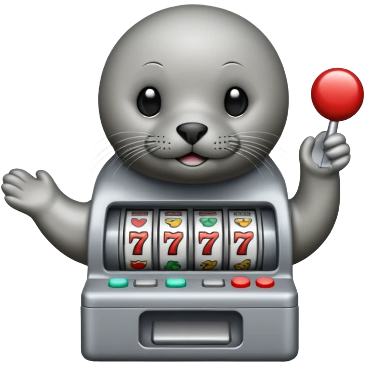 seal and a slot machine  emoji