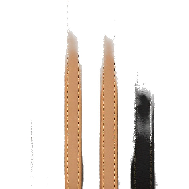 brown Louis Vuitton Néo Noé black straps emoji