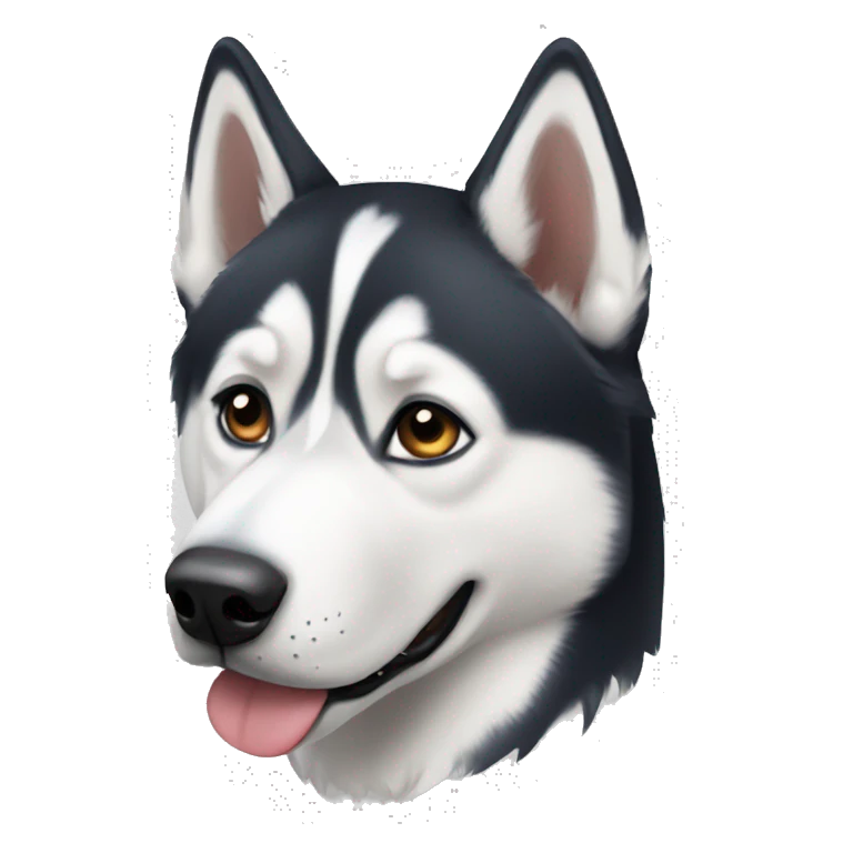 Siberian husky emoji
