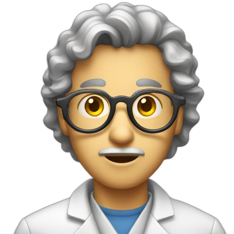 a curious scientist emoji