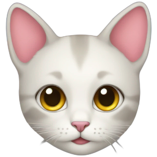 Little cat with a lesbian flag emoji