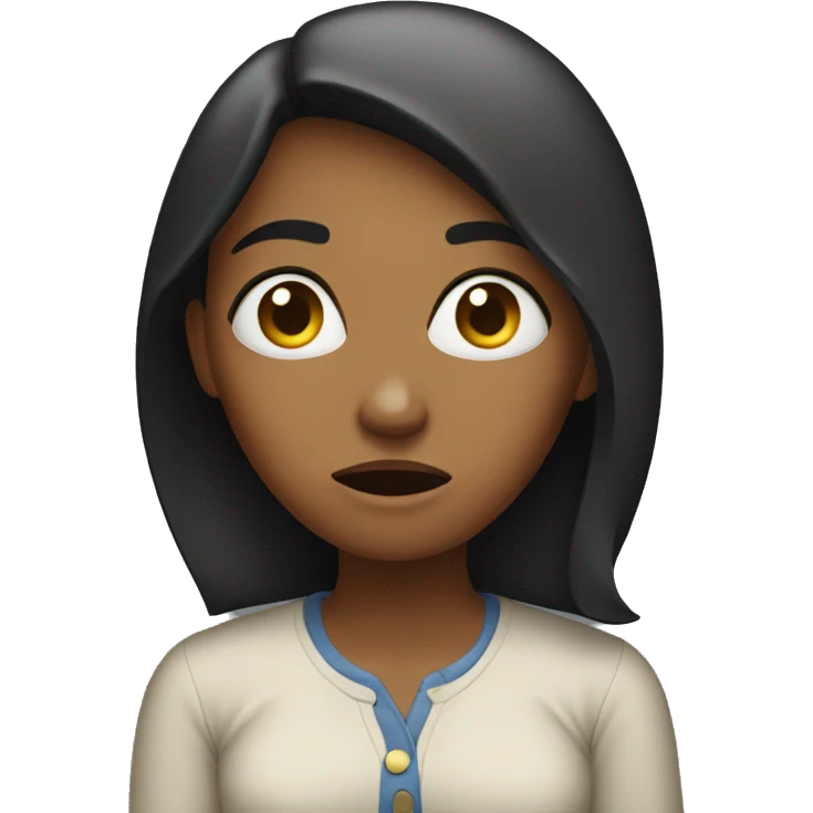 Extremely confused woman  emoji