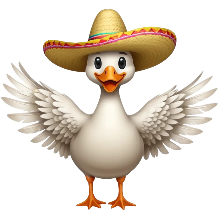 Goose doing the salsa emoji